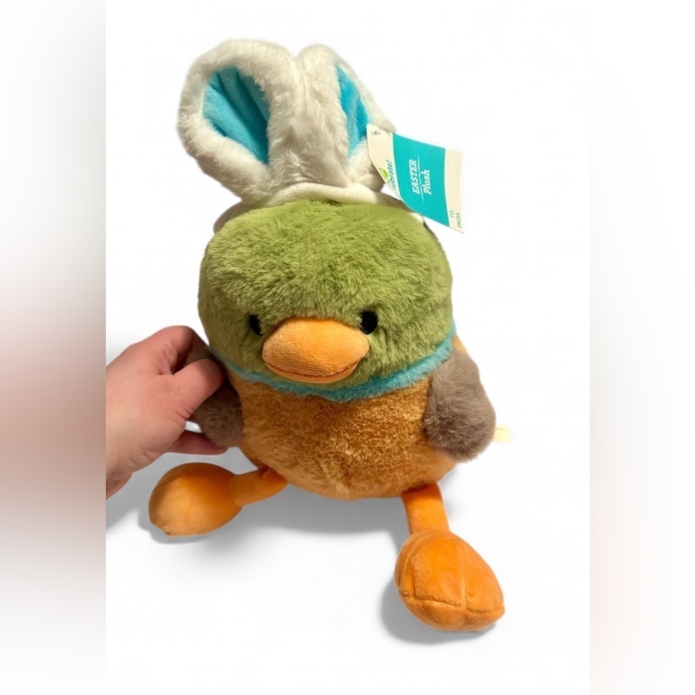 Easter Bird Plush | Bunny Ears | Spring Decor | Soft & Colorful | New with Tag